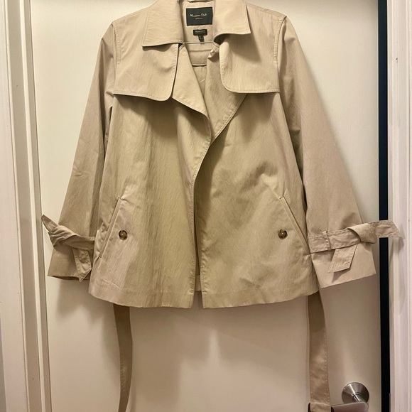 Massimo Dutti NWOT Beige Trench Coat - Picture 5 of 7
